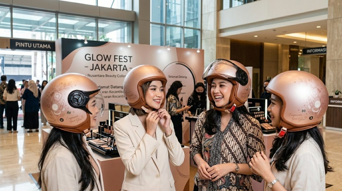 helm custom kosmetik wanita